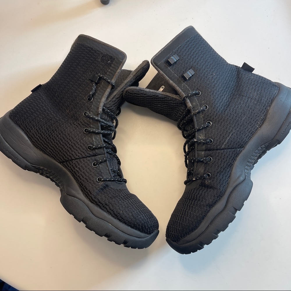 Nike Air Jordan Future Boot Sneakers Black Size 10 Water Resistant 854554-002 - Picture 3 of 12